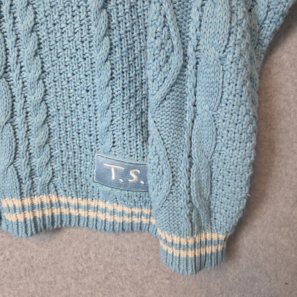 Taylor Swift 1989 Taylor’s Version Blue Cable Knit ButtonUp Cardigan Women's M/L - Picture 5 of 12